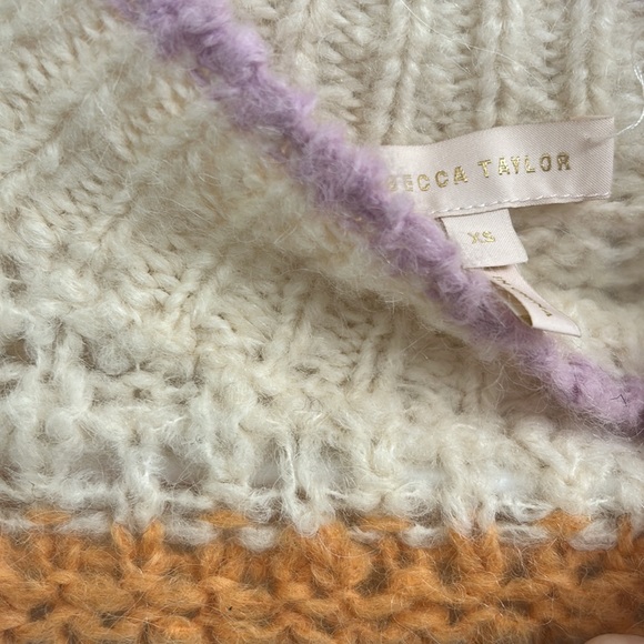 Rebecca Taylor Fluffy stripe sweater